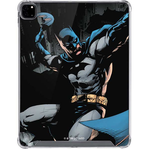 DC Comics Batman Throwing Batarang Jim Lee Art iPad Pro 12.9in (2020) Clear Case